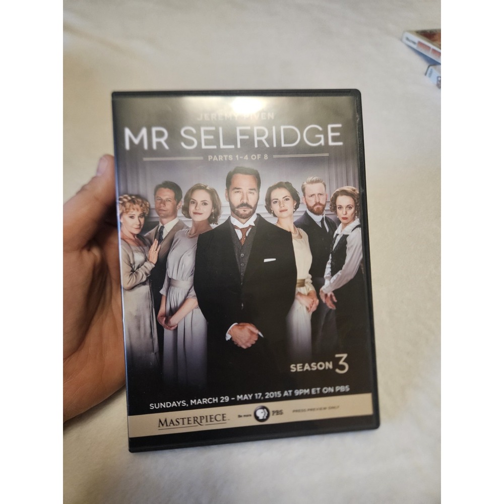 Mr Selfridge Season 3 DVD Jeremy Piven PBS Masterpiece Period Drama